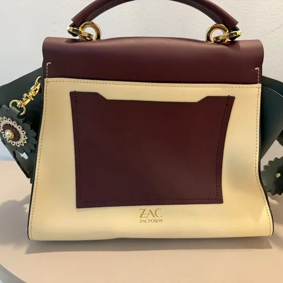 Zac Posen Burgundy Handbags - Picture 3 of 4